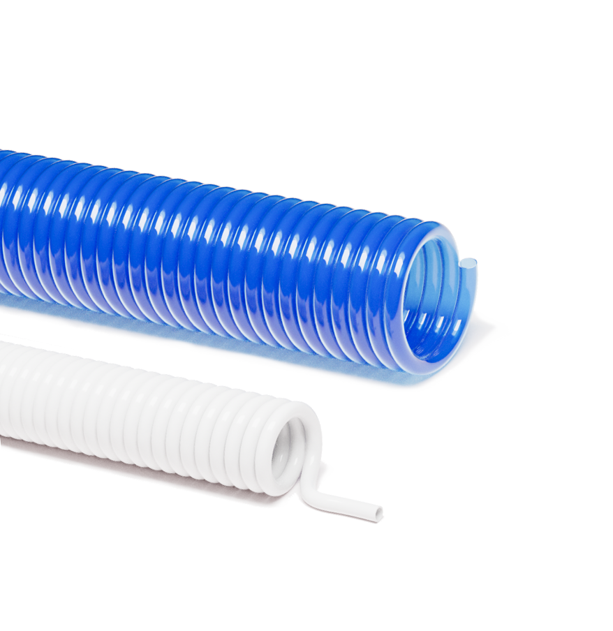 Tubo spirale PTFE, PFE, FEP personalizzati